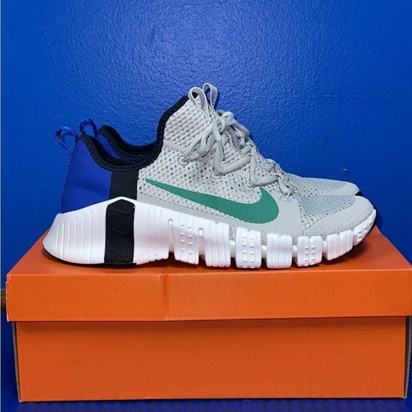 NEW Nike Free Metcon 3 Grey Fog Blue Green CJ0861-043 Men's Size 11 Shoes - Picture 1 of 8